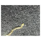 14K Gold 4mm 18" Hollow Flat Rolo Chain 14K Gold 4mm 18" Hollow Flat Rolo Chain