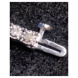 Sterling Silver 1.0 ct tw Diamond Circle Link Tennis Bracelet Sterling Silver 1.0 ct tw Diamond Circle Link Tennis Bracelet