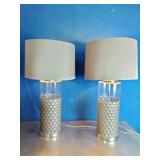 2 Aera Style Glass Table Lamp 2 Aera Style Glass Table Lamp