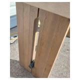 Intercon Landmark 60" Wide Sofa Table with 2 Legs, Weathered Oak Furniture Intercon Landmark 60" Wide Sofa Table with 2 Legs, Weathered Oak Furniture