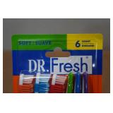 *2* Dr Fresh 6-Packs Tooth Brushes - Soft