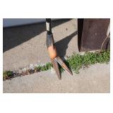 Assorted Lawn Care Tools - Shovel, Shears, Pitchfork, Hoe