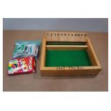 Shut the Box Game and Uno Card Game