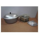 Vintage Club Hammered Aluminum Pot with Lid with Guardian Pot