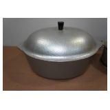 Vintage Club Hammered Aluminum Pot with Lid with Guardian Pot
