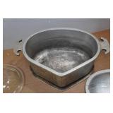 Vintage Club Hammered Aluminum Pot with Lid with Guardian Pot