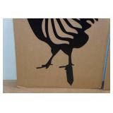 *2* Metal Rooster Yard Décor - 10.5"