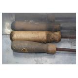 Vintage Torches with Pipe Thread Dies in Stainless Case
