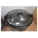 Assorted Kitchenware - Electric Griddle, Crockpot and Glasses