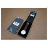 Arvo Wrist Watch with Leather Band