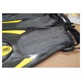 Cressi Adult Rondine Palau Fin Snorkel Set - Fin Size S/M