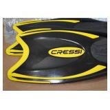 Cressi Adult Rondine Palau Fin Snorkel Set - Fin Size L/XL