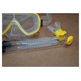 Cressi Adult Rondine Palau Fin Snorkel Set - Fin Size L/XL