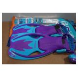Cressi BluLove Kids Snorkel Set - Fin Size S/M