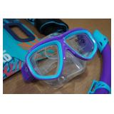 Cressi BluLove Kids Snorkel Set - Fin Size S/M