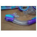 Cressi BluLove Kids Snorkel Set - Fin Size S/M