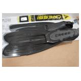 Cressi Agua Snorkel Fins - 8.5-9.5, 43-44