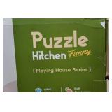 Puzzle Kitchen Playhouse Set