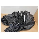 Sofa and Recliner Chaise Covers - Black Faux Leather