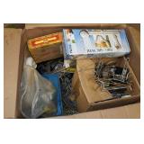 Assorted Hardware - Tools, Peg Hooks, Fittings, PVC