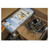 Assorted Hardware - Tools, Peg Hooks, Fittings, PVC