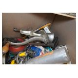 Assorted Hardware - Hand Crank Tools, Door Closers, Rope