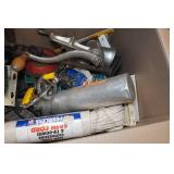 Assorted Hardware - Hand Crank Tools, Door Closers, Rope