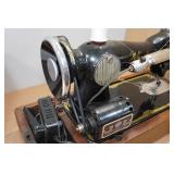 Vintage Singer Sewing Machine with Case