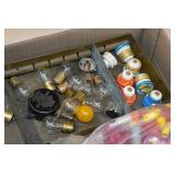 Assorted Hardware - Auto Lamps, Wire Nuts, Fasteners