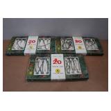 *3 Packs* 20-Lights Christmas Light Sets