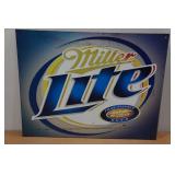 Novelty Metal Sign - Miller Lite
