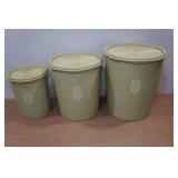 *3* Vintage Tupperware Canisters