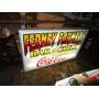 Ferney Farmers Bar & Grill Lighted Double Sided Sign 62"x39"x4"