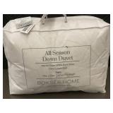 Bokser Home All Season Twin Down Duvet, 700 Fill Power, 100% Cotton Shell