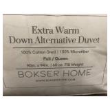 Bokser Home Extra Warm Down Alternative Duvet Full/Queen 90x94in