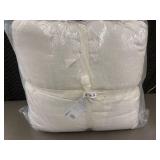 King/Cal King Linen Comforter and Sham Set with Recycled Polyester Fill