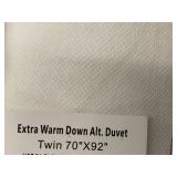 Bokser Home Extra Warm Twin Down Alternative Duvet Insert 70x92