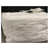 Bokser Home Lightweight Feather Down Duvet Full/Queen 90x94in