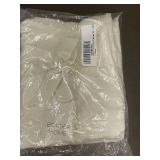 Boxser Home 100% French Linen Pillowcases Set Standard Cream