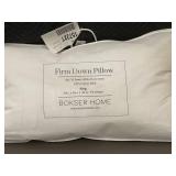 Bokser Home Firm Down King Pillow 700 Fill Power White Duck Down