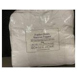 Bokser Home Feather Down King Mattress Topper 78x80in