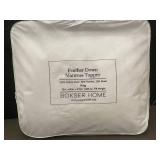 Bokser Home Feather Down King Mattress Topper 78x80x2.5in