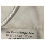 Bokser Home Extra Warm Feather/Down King/Cal King Duvet Insert 108x94