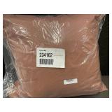 Square Decorative Pillow with Broken Zipper - Mauve