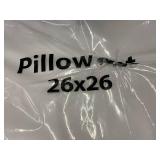 Set of 2 Down Alternative Euro Pillow Inserts 26x26 Inch