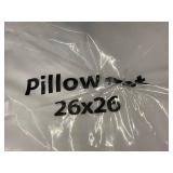 Set of 2 Down Alternative Euro Pillow Inserts 26x26 Inch