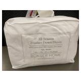Bokser Home All Season Feather Down Duvet Full/Queen