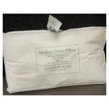 Bokser Home Medium Down King Pillow 20x36 Inch with 700 Fill Power