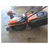 LawnMaster CLM2413A 24V Electric Lawn Mower and Trimmer Set