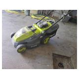 Sun Joe iON16LM Electric Lawn Mower with Battery and Charger